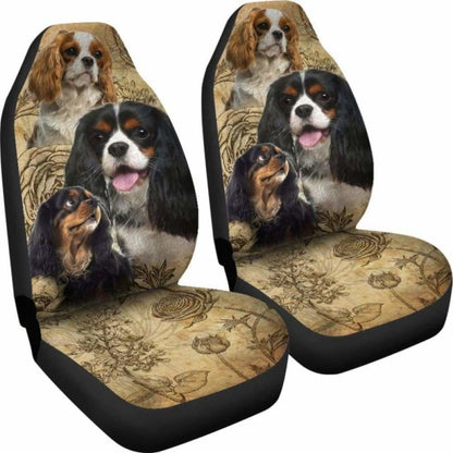 Cavalier King Charles Spaniel Car Seat Covers 3 195016 - YourCarButBetter