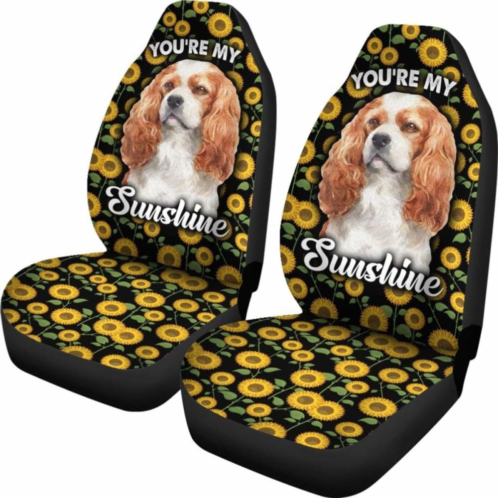 Cavalier King Charles Spaniel Dog Car Seat Covers 195016 - YourCarButBetter