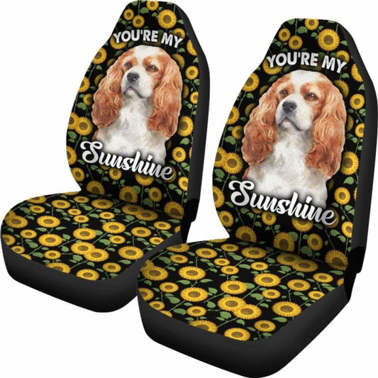 Cavalier King Charles Spaniel Dog Car Seat Covers 195016 - YourCarButBetter