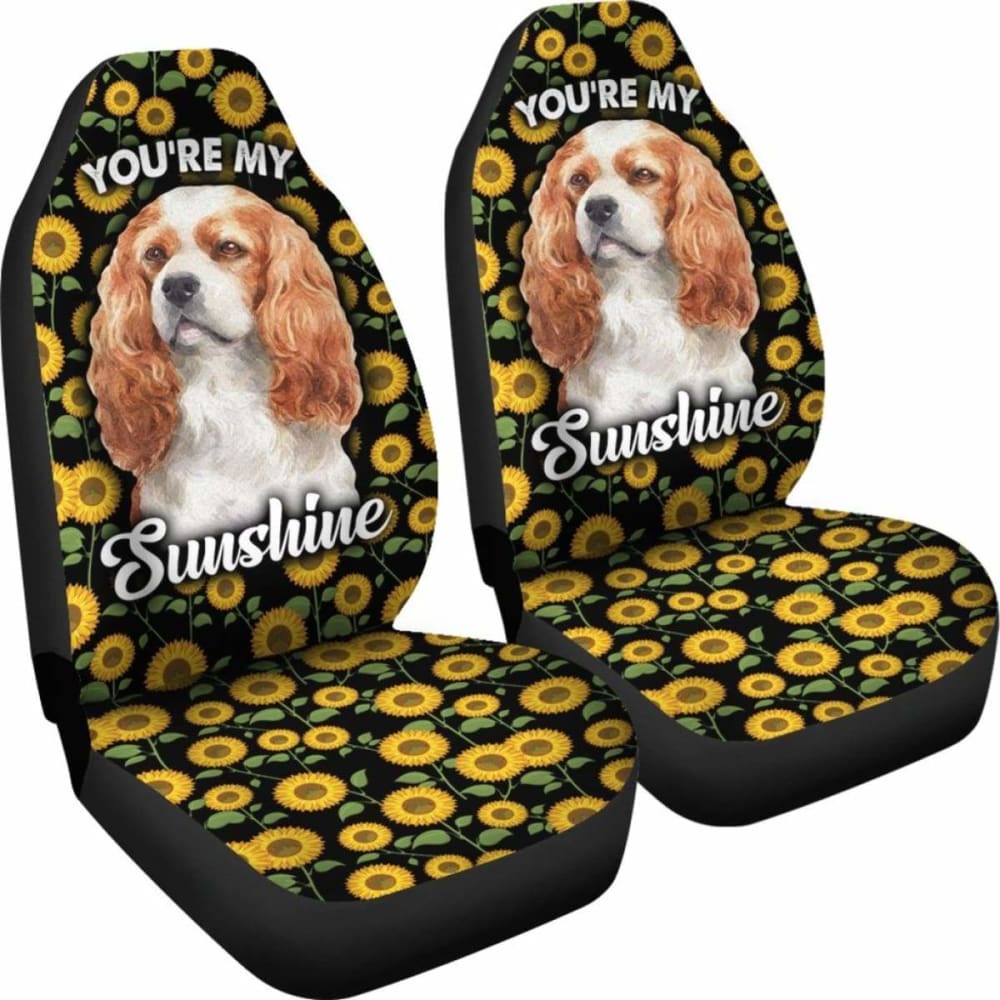 Cavalier King Charles Spaniel Dog Car Seat Covers 195016 - YourCarButBetter