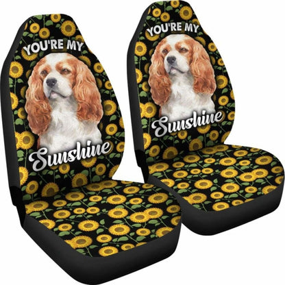 Cavalier King Charles Spaniel Dog Car Seat Covers 195016 - YourCarButBetter