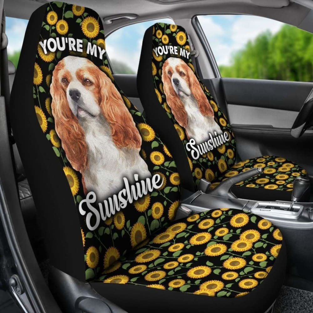 Cavalier King Charles Spaniel Dog Car Seat Covers 195016 - YourCarButBetter