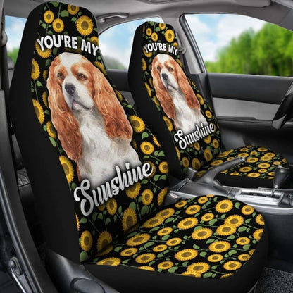 Cavalier King Charles Spaniel Dog Car Seat Covers 195016 - YourCarButBetter