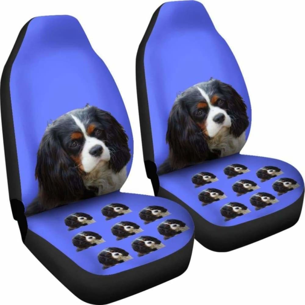 Cavalier King Charles Spaniel Tri Car Seat Covers 195016 - YourCarButBetter