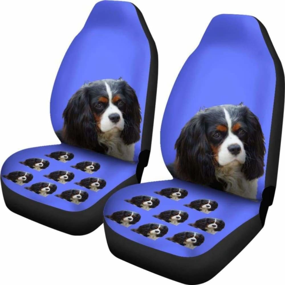 Cavalier King Charles Spaniel Tri Car Seat Covers 195016 - YourCarButBetter