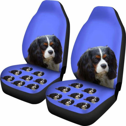 Cavalier King Charles Spaniel Tri Car Seat Covers 195016 - YourCarButBetter