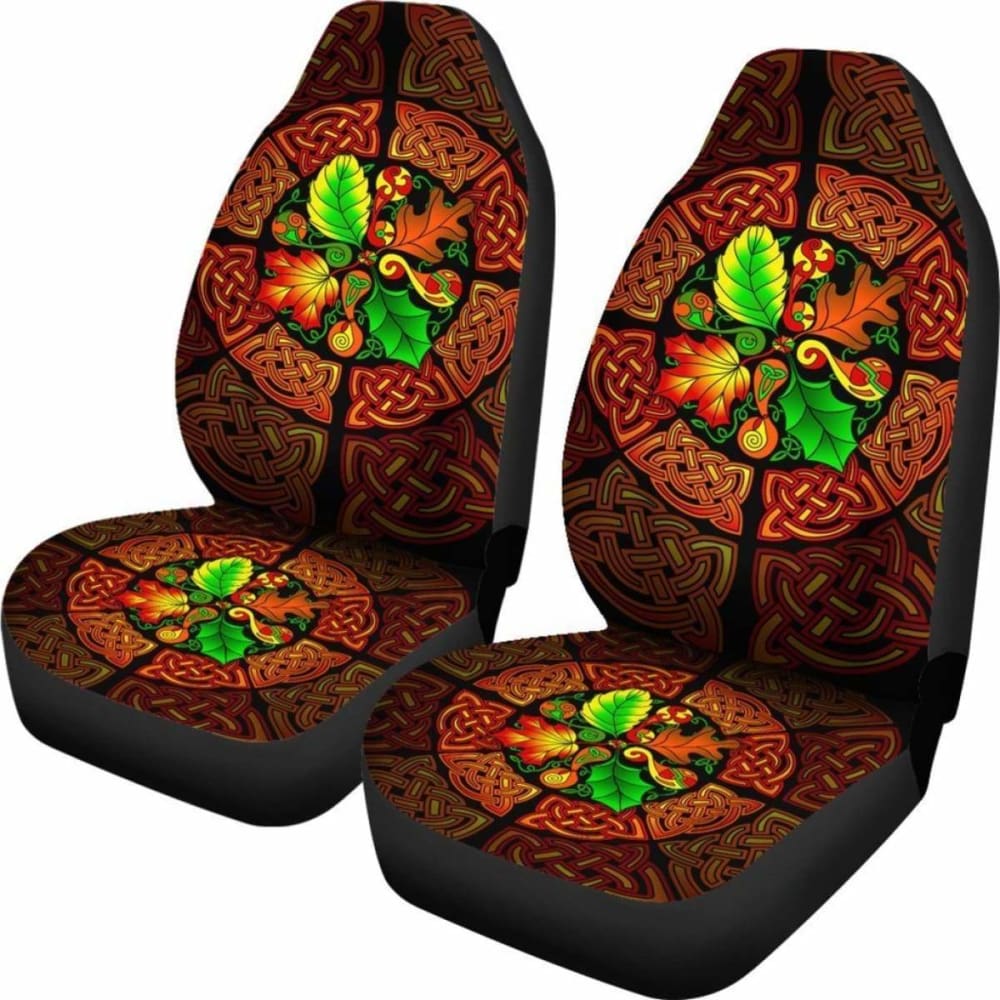 Celtic Car Seat Covers - Celtic Autumn Leaves - 15 174914 - YourCarButBetter
