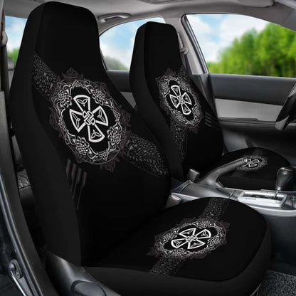 Celtic Car Seat Covers - Celtic Cross With Knot 160905