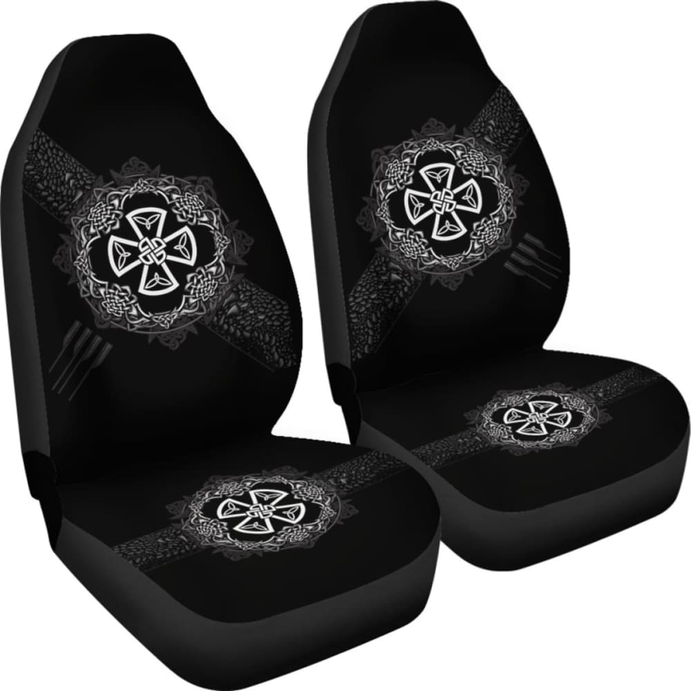 Celtic Car Seat Covers - Celtic Cross With Knot 160905