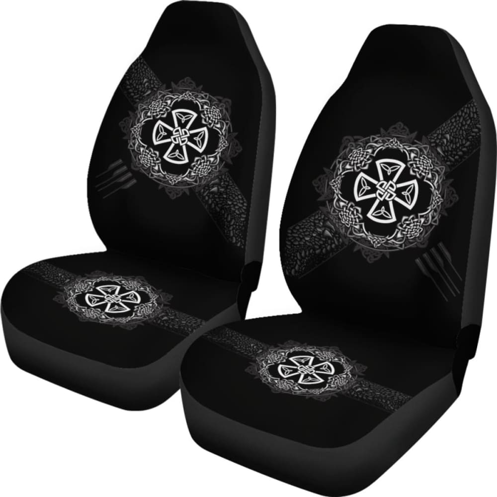 Celtic Car Seat Covers - Celtic Cross With Knot 160905