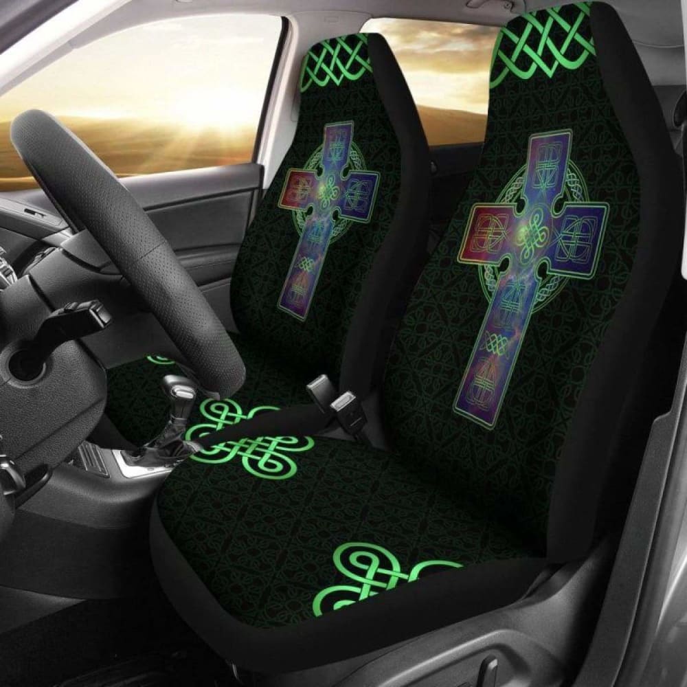 Celtic Cross Galaxy Power Car Seat Cover 160905