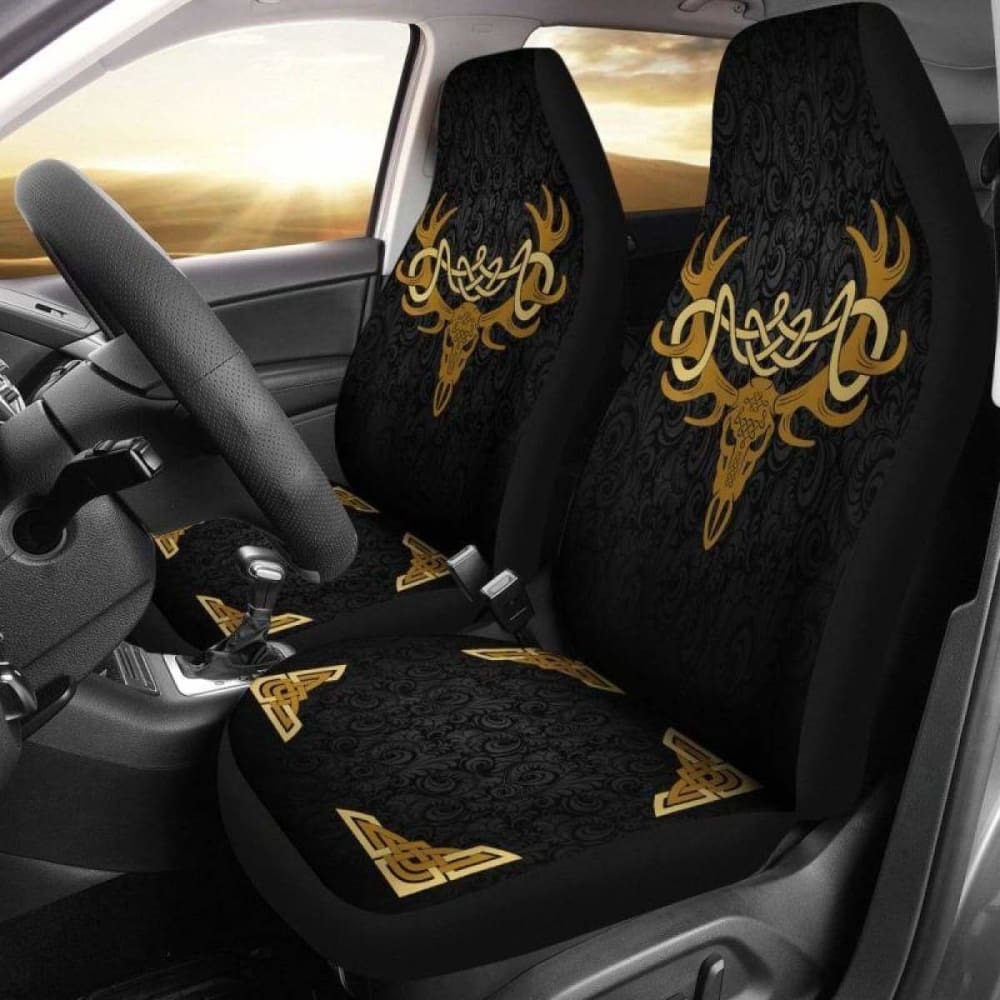 Celtic Deer Car Seat Covers Amazing 161012