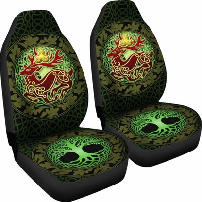 Celtic Deer With Tree Of Life Car Seat Covers - The God Of The Forest 161012
