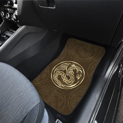 Celtic Dragon Symbol of Power and Fertility Car Floor Mats 211101 - YourCarButBetter