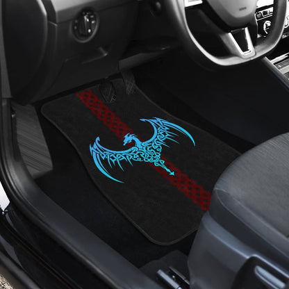 Celtic Iconic Dragon Symbol Car Floor Mats 211101 - YourCarButBetter
