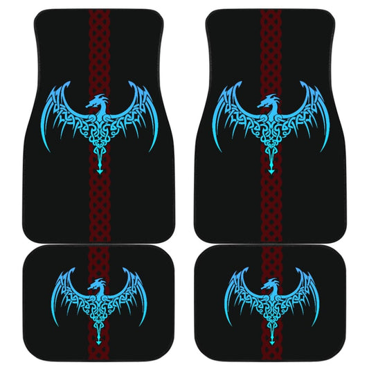 Celtic Iconic Dragon Symbol Car Floor Mats 211101 - YourCarButBetter