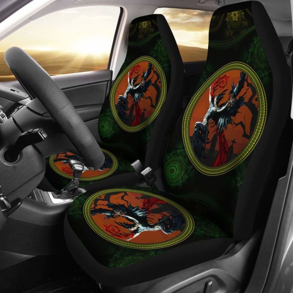 Celtic MorriGan Car Seat Covers Halloween Edition - Celtic Goddess 163730 - YourCarButBetter