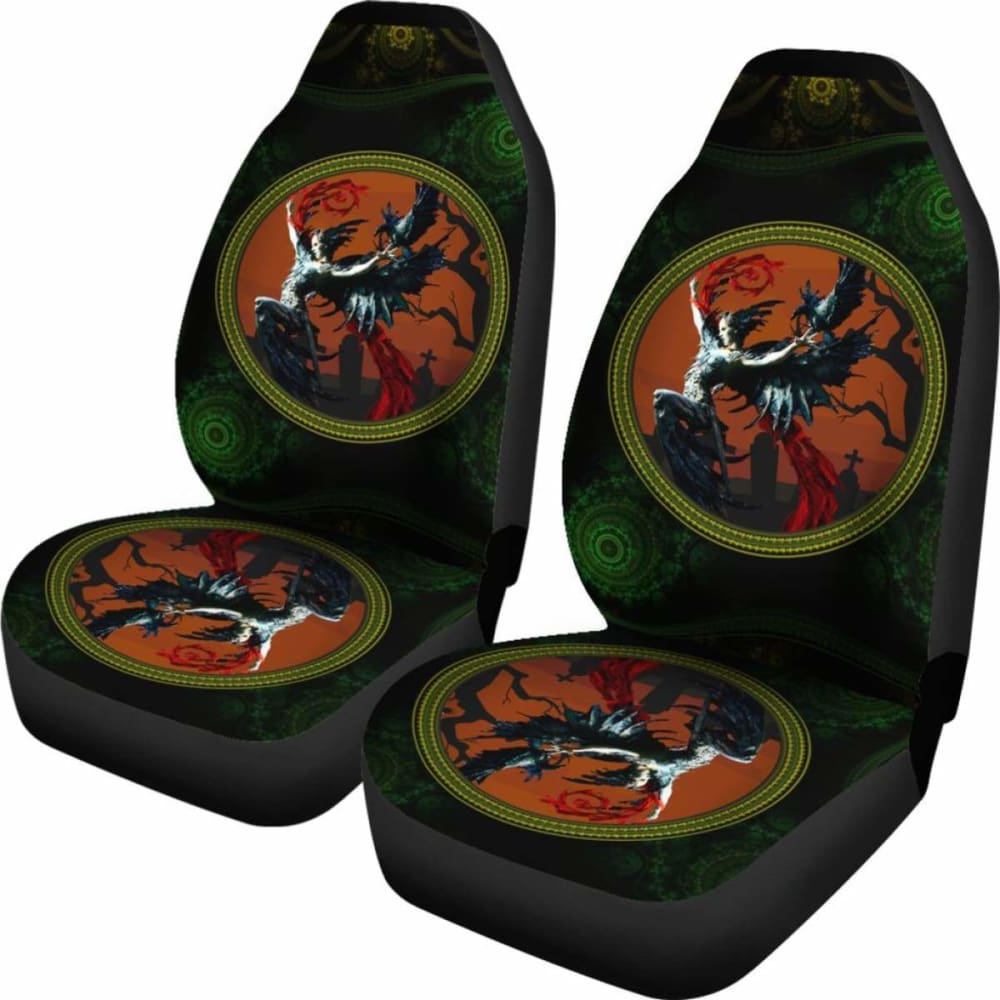 Celtic MorriGan Car Seat Covers Halloween Edition - Celtic Goddess 163730 - YourCarButBetter
