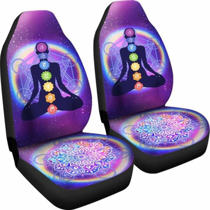 Chakra Mandala Custom Car Seat Covers 202820 - YourCarButBetter