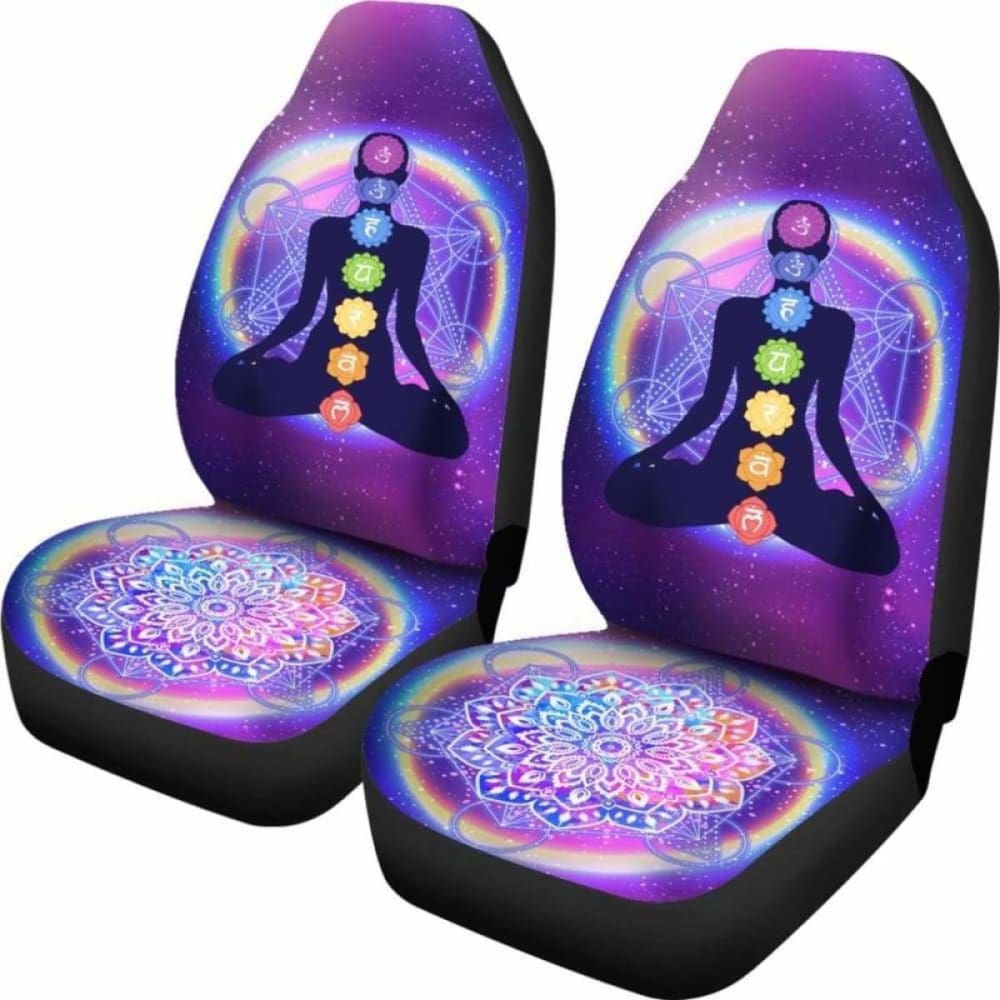 Chakra Mandala Custom Car Seat Covers 202820 - YourCarButBetter