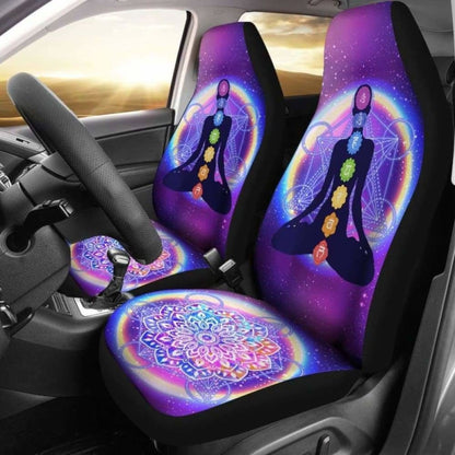 Chakra Mandala Custom Car Seat Covers 202820 - YourCarButBetter