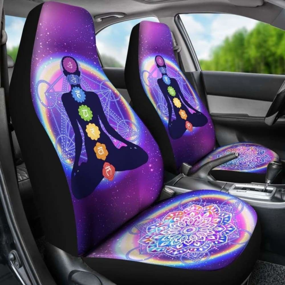 Chakra Mandala Custom Car Seat Covers 202820 - YourCarButBetter