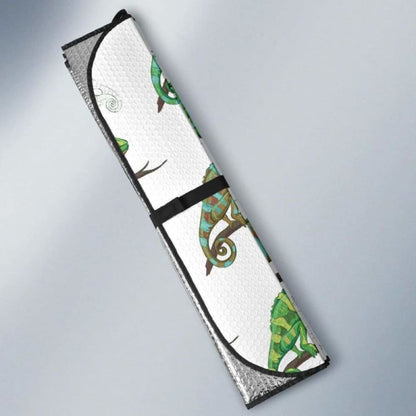 Chameleon Lizard Pattern Car Auto Sun Shades 182102 - YourCarButBetter