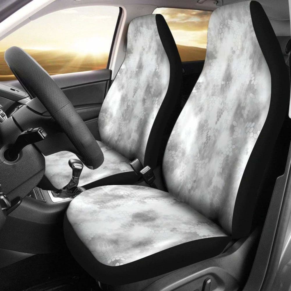 Chameleon Snow Camo Designed Seat Covers 112608