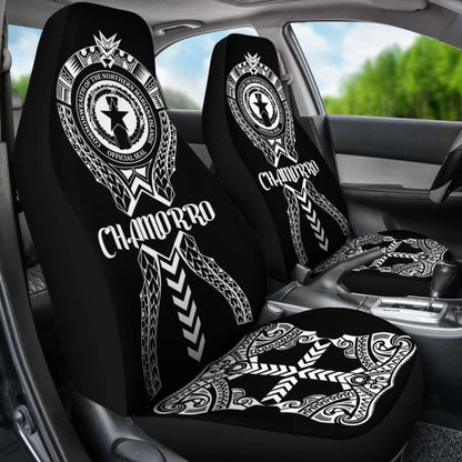 Chamorro Car Seat Covers - Chamorro Seal Polynesian Tribal - 105905 - YourCarButBetter