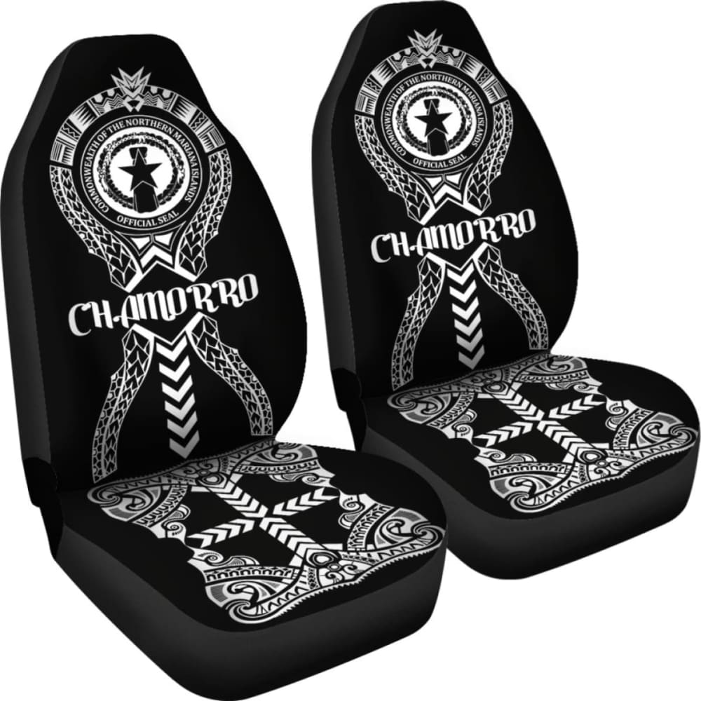 Chamorro Car Seat Covers - Chamorro Seal Polynesian Tribal - 105905 - YourCarButBetter