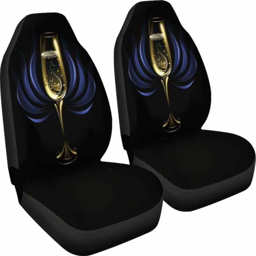 Champagne Car Seat Covers Wine Lovers 160830 - YourCarButBetter