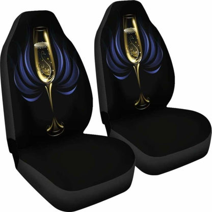 Champagne Car Seat Covers Wine Lovers 160830 - YourCarButBetter