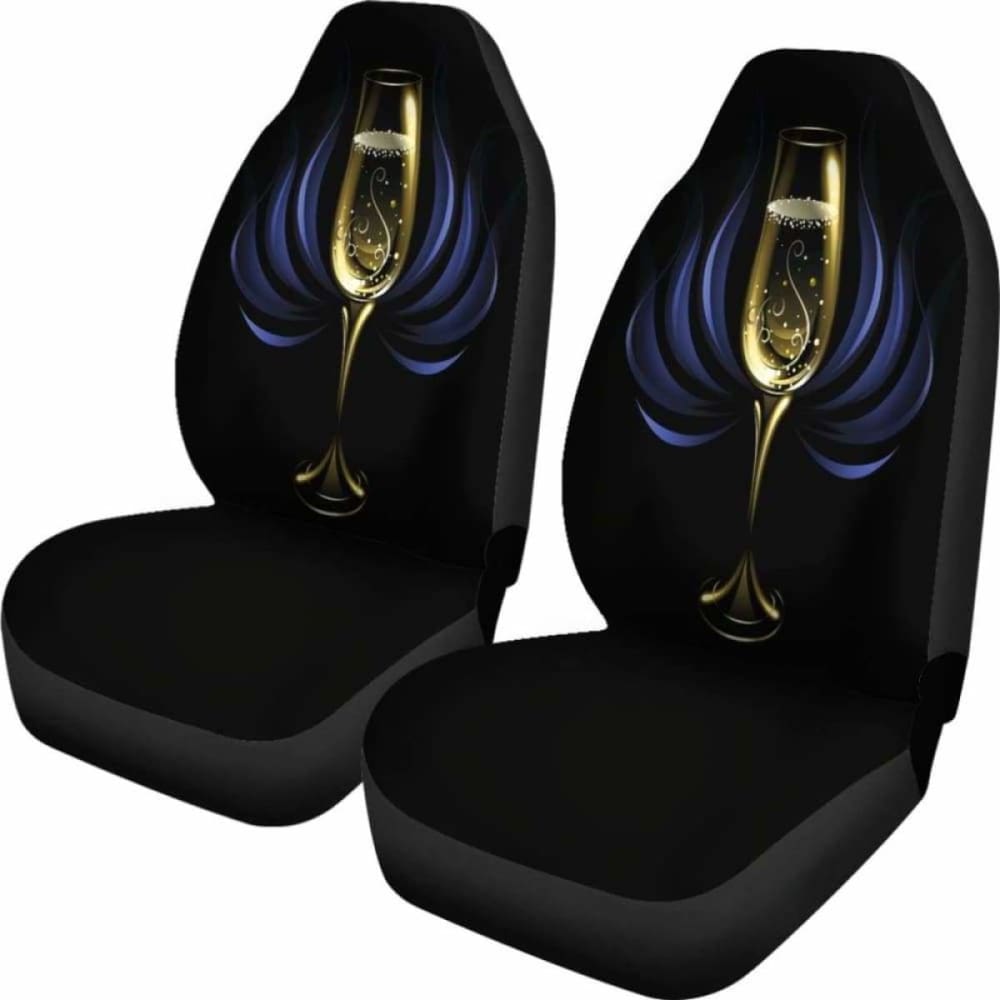 Champagne Car Seat Covers Wine Lovers 160830 - YourCarButBetter