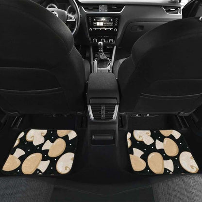 Champignon Mushroom Pattern Front And Back Car Mats 174914 - YourCarButBetter