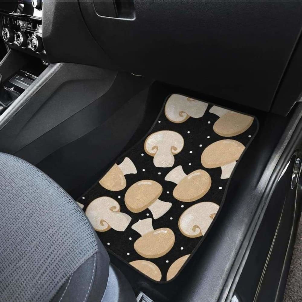 Champignon Mushroom Pattern Front And Back Car Mats 174914 - YourCarButBetter