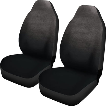 Charcoal Gray Ombre Watercolor Car Seat Covers 174914 - YourCarButBetter