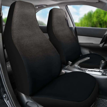 Charcoal Gray Ombre Watercolor Car Seat Covers 174914 - YourCarButBetter