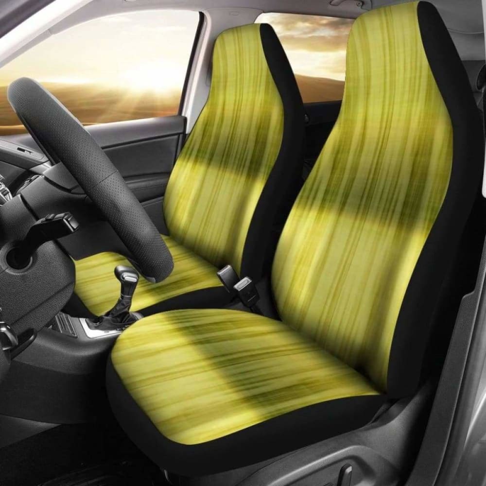 Chartreuse Tie Dye Car Seat Covers 105905 - YourCarButBetter