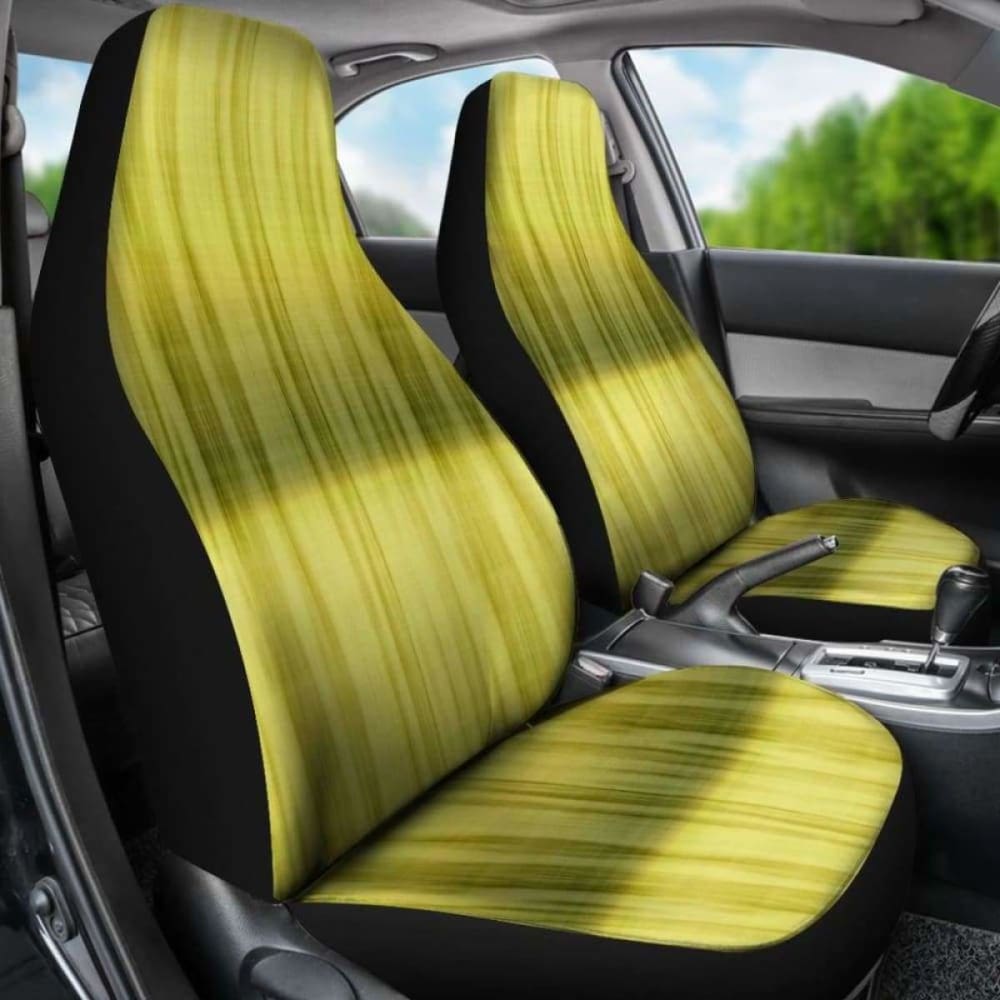 Chartreuse Tie Dye Car Seat Covers 105905 - YourCarButBetter