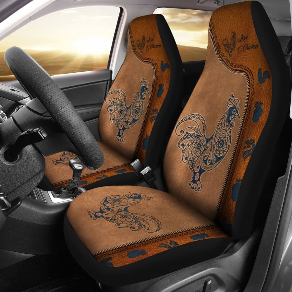 Chicken Leather Car Seat Covers 094209 - YourCarButBetter