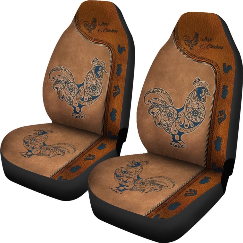 Chicken Leather Car Seat Covers 094209 - YourCarButBetter