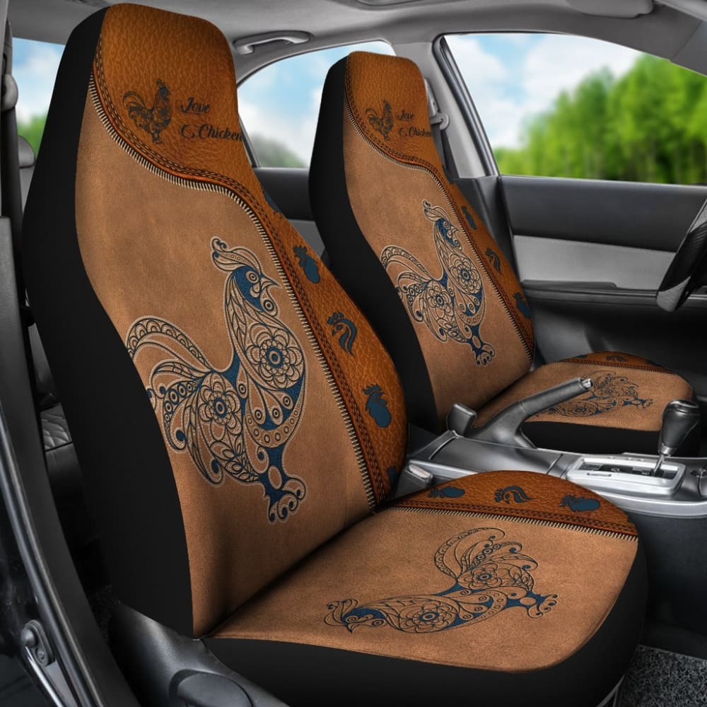Chicken Leather Car Seat Covers 094209 - YourCarButBetter