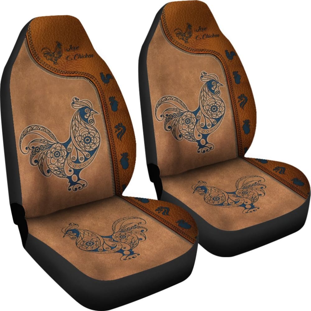 Chicken Leather Car Seat Covers 094209 - YourCarButBetter