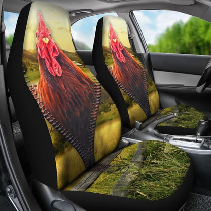 Chicken Zipper Car Seat Covers 094209 - YourCarButBetter