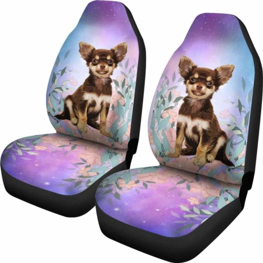 Chihuahua At Galaxy Car Seat Covers 091114 - YourCarButBetter