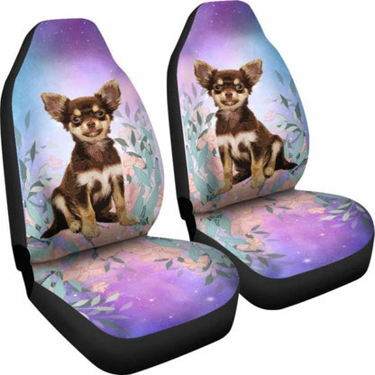 Chihuahua At Galaxy Car Seat Covers 091114 - YourCarButBetter