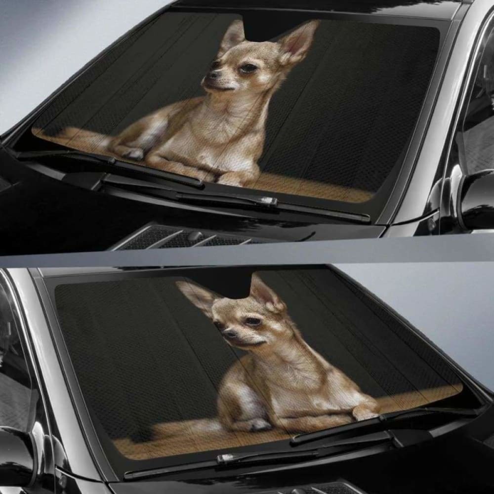 Chihuahua Car Auto Sun Shades 172609 - YourCarButBetter