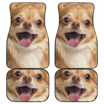 Chihuahua Car Floor Mats Funny Dog Face 091114 - YourCarButBetter