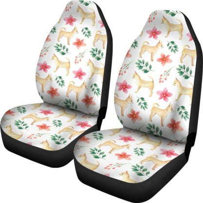 Chihuahua Dog Watercolor Painting Car Seat Cover 091114 - YourCarButBetter