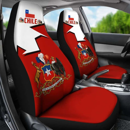 Chile Car Seat Covers Special Coat Of Arms 105905 - YourCarButBetter